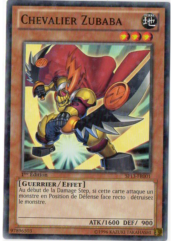Chevalier Zubaba (Starfoil Rare 1st Edition)