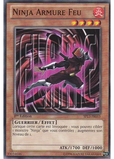 Ninja Armure Feu