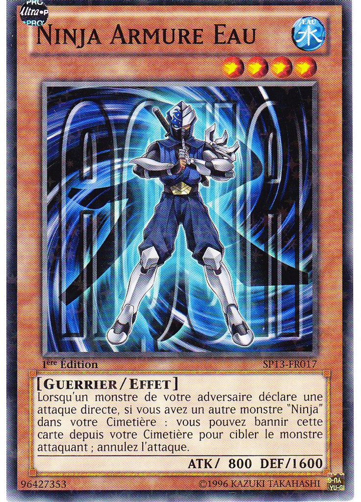Ninja Armure Eau (Starfoil Rare 1st Edition)