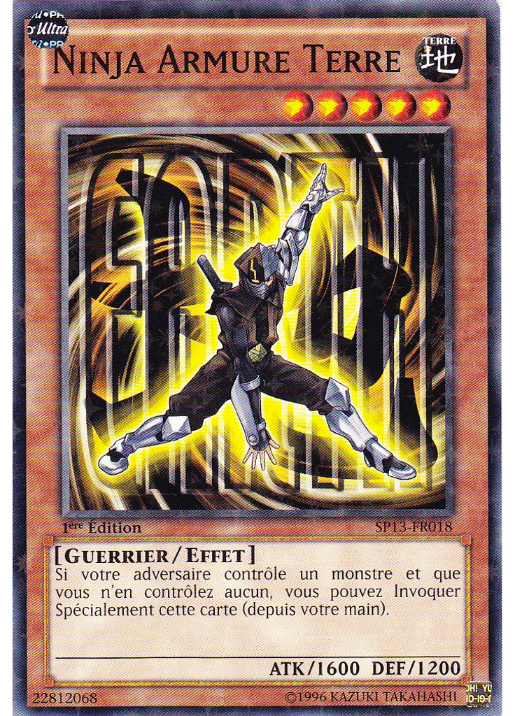 Ninja Armure Terre (Starfoil Rare 1st Edition)