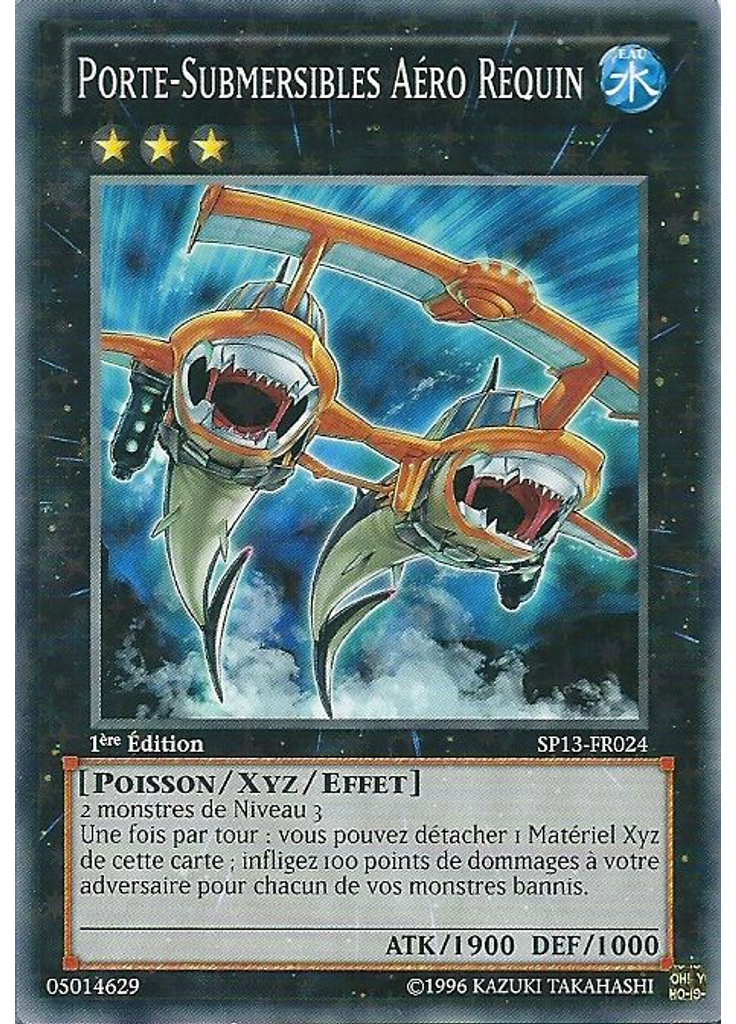 Porte-Submersibles Aéro Requin (Starfoil Rare 1st Edition)