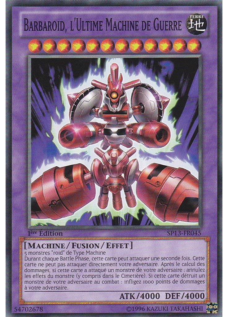 Barbaroid, l'Ultime Machine de Guerre