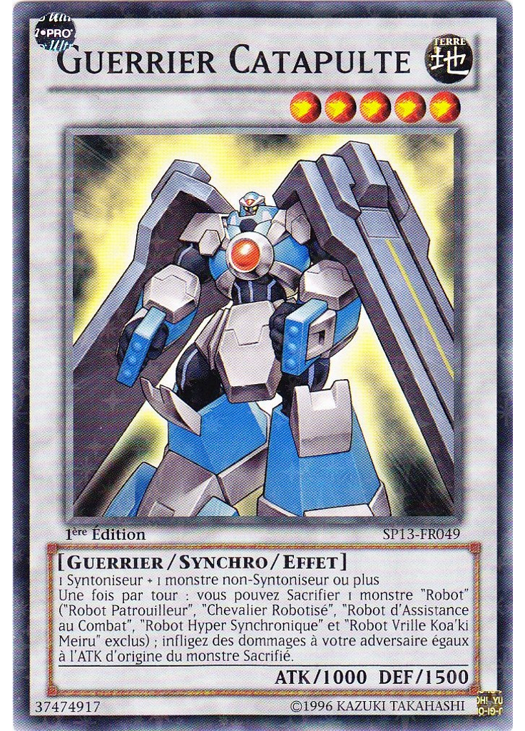 Guerrier Catapulte (Starfoil Rare 1st Edition)