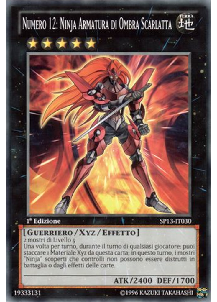 Numero 12: Ninja Armatura di Ombra Scarlatta