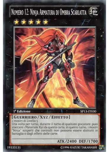 Numero 12: Ninja Armatura di Ombra Scarlatta