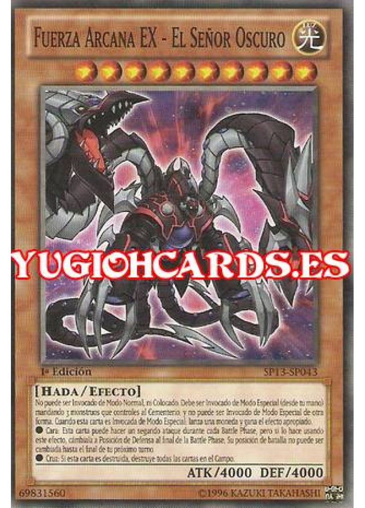 Fuerza Arcana EX - El Señor Oscuro