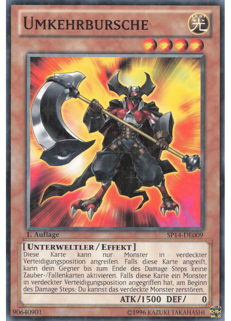 Umkehrbursche (Starfoil Rare 1st Edition)