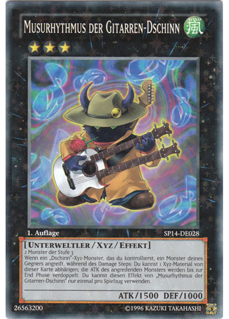 Musurhythmus der Gitarren-Dschinn (Starfoil Rare 1st Edition)