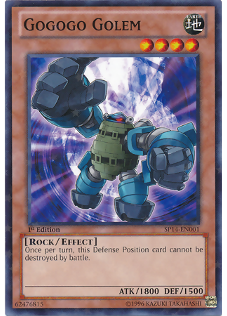 Gogogo Golem (Starfoil Rare 1st Edition)