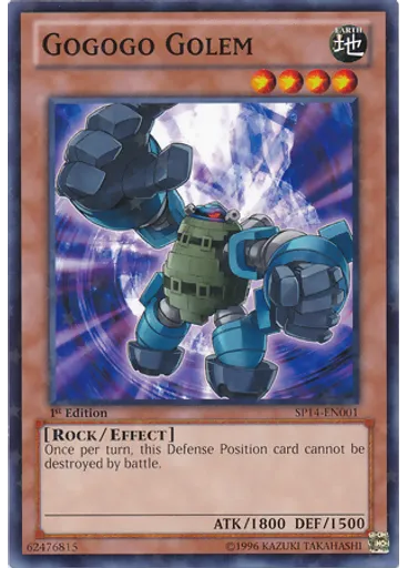 Gogogo Golem (Starfoil Rare 1st Edition)