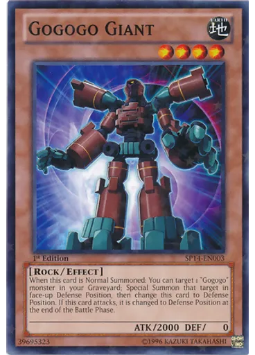 Gogogo Giant (Starfoil Rare 1st Edition)