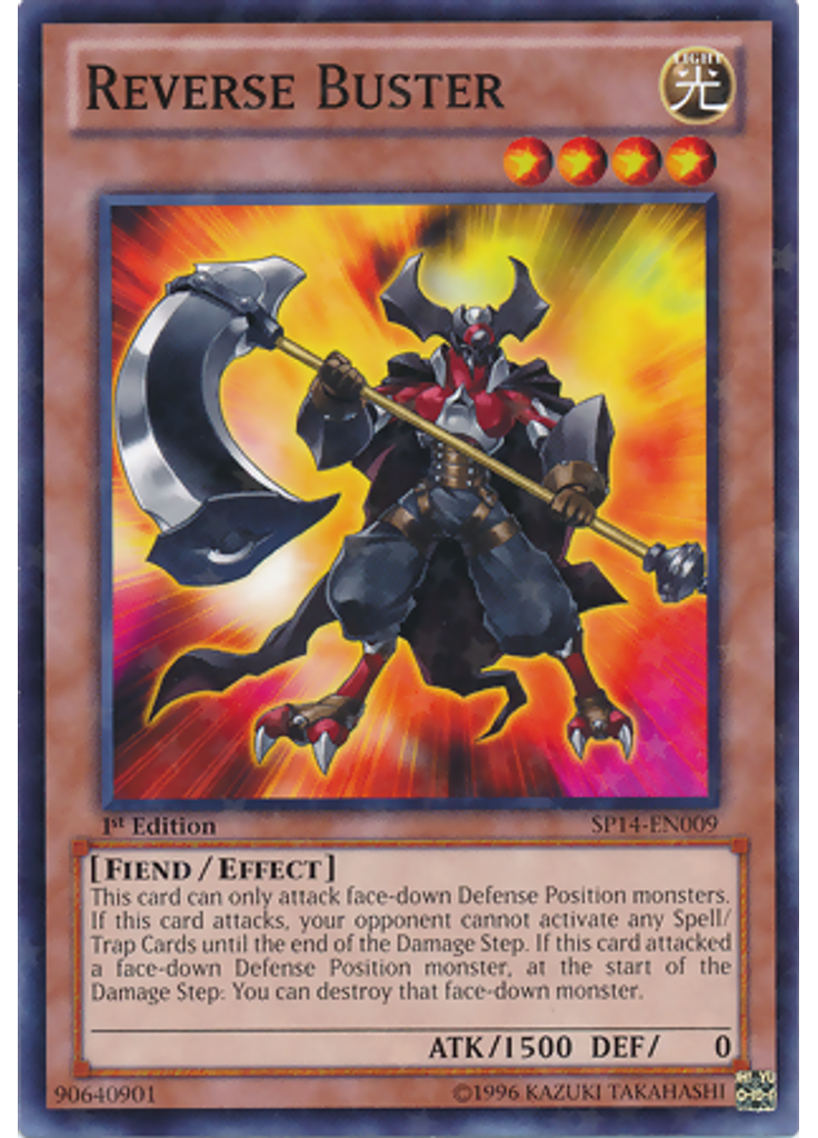 Reverse Buster (Starfoil Rare 1st Edition)