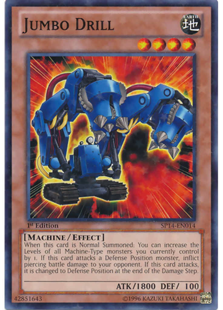 Jumbo Drill (Starfoil Rare 1st Edition)