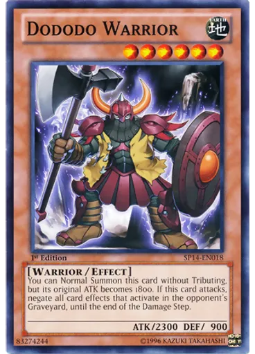 Dododo Warrior — Star Pack 2014