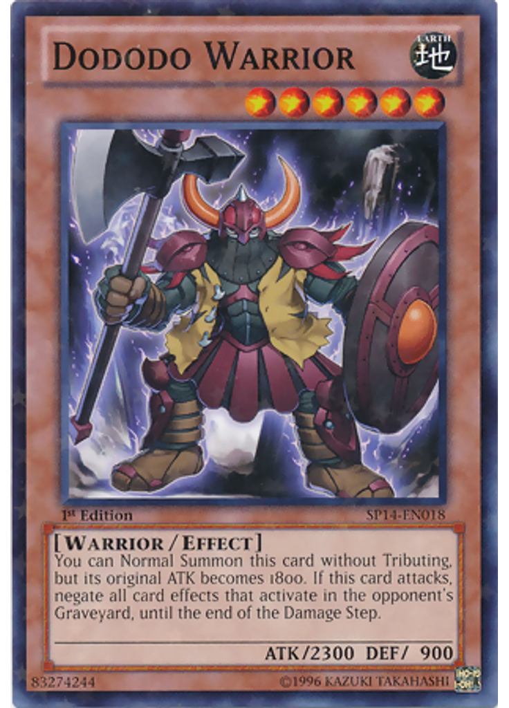 Dododo Warrior (Starfoil Rare 1st Edition)