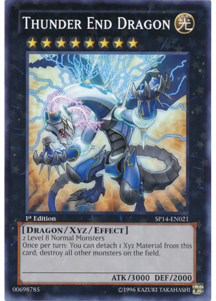 Thunder End Dragon (Starfoil Rare 1st Edition)