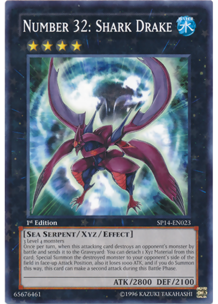 Number 32: Shark Drake (Starfoil Rare 1st Edition)