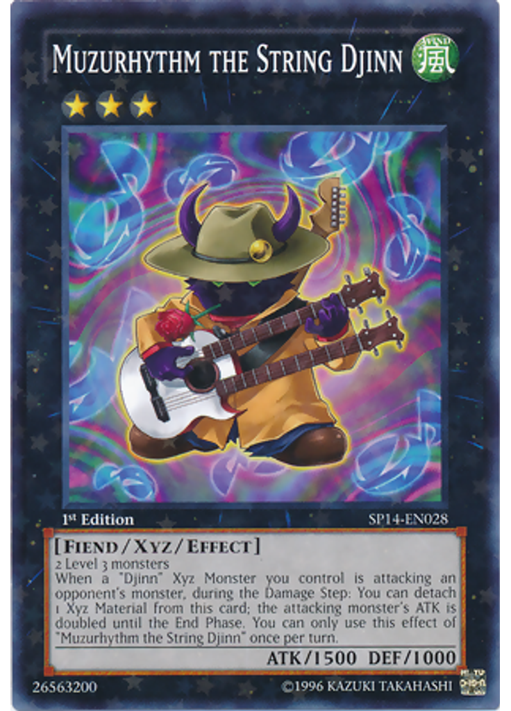 Muzurhythm the String Djinn (Starfoil Rare 1st Edition)