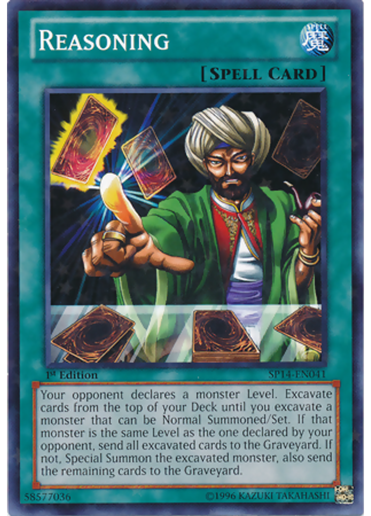 Reasoning (Starfoil Rare 1st Edition)