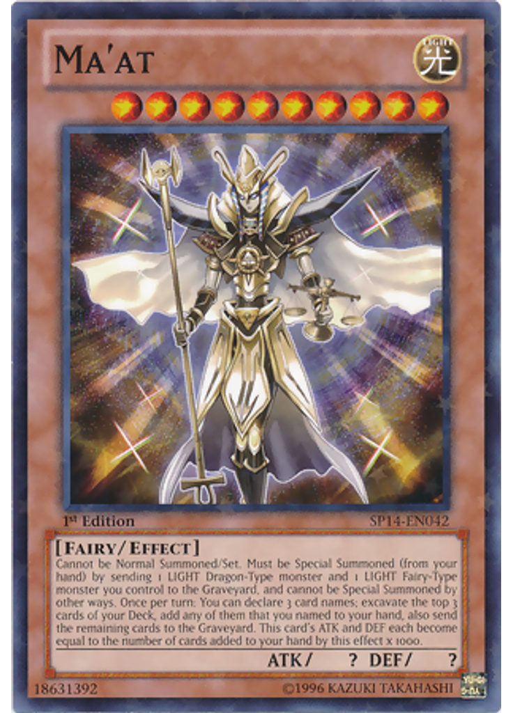 Ma'at (Starfoil Rare 1st Edition)