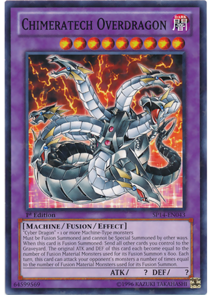 Chimeratech Overdragon (Starfoil Rare 1st Edition)