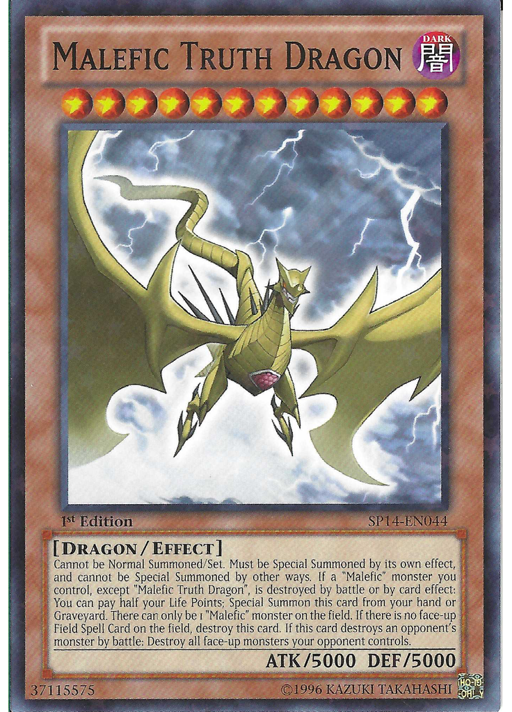 Malefic Truth Dragon (Starfoil Rare 1st Edition)
