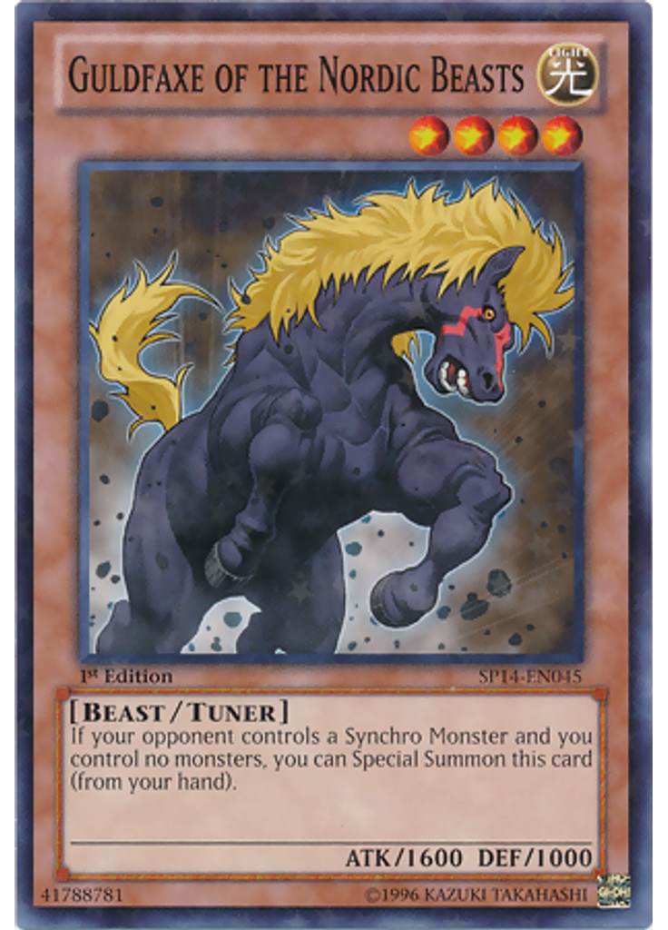 Guldfaxe of the Nordic Beasts (Starfoil Rare 1st Edition)