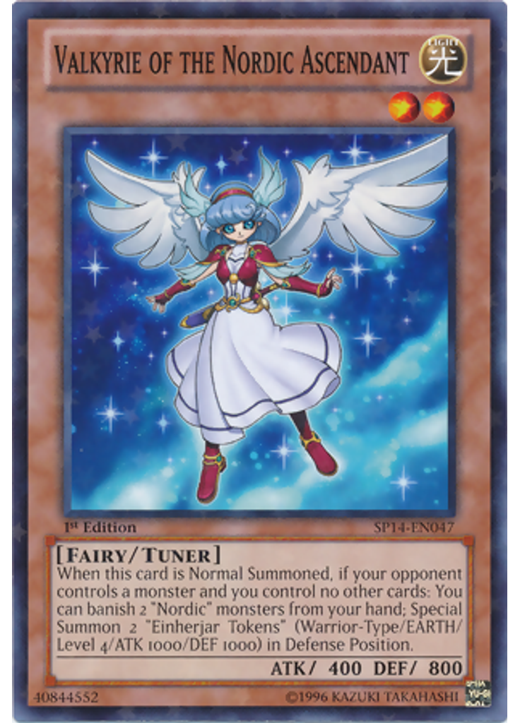 Valkyrie of the Nordic Ascendant (Starfoil Rare 1st Edition)