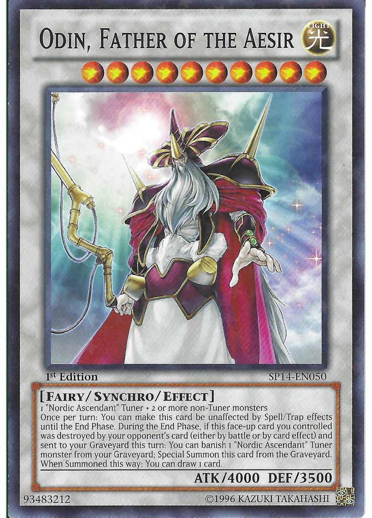 Odin, Father of the Aesir (Starfoil Rare 1st Edition)