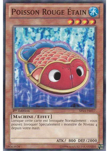 Poisson Rouge Étain