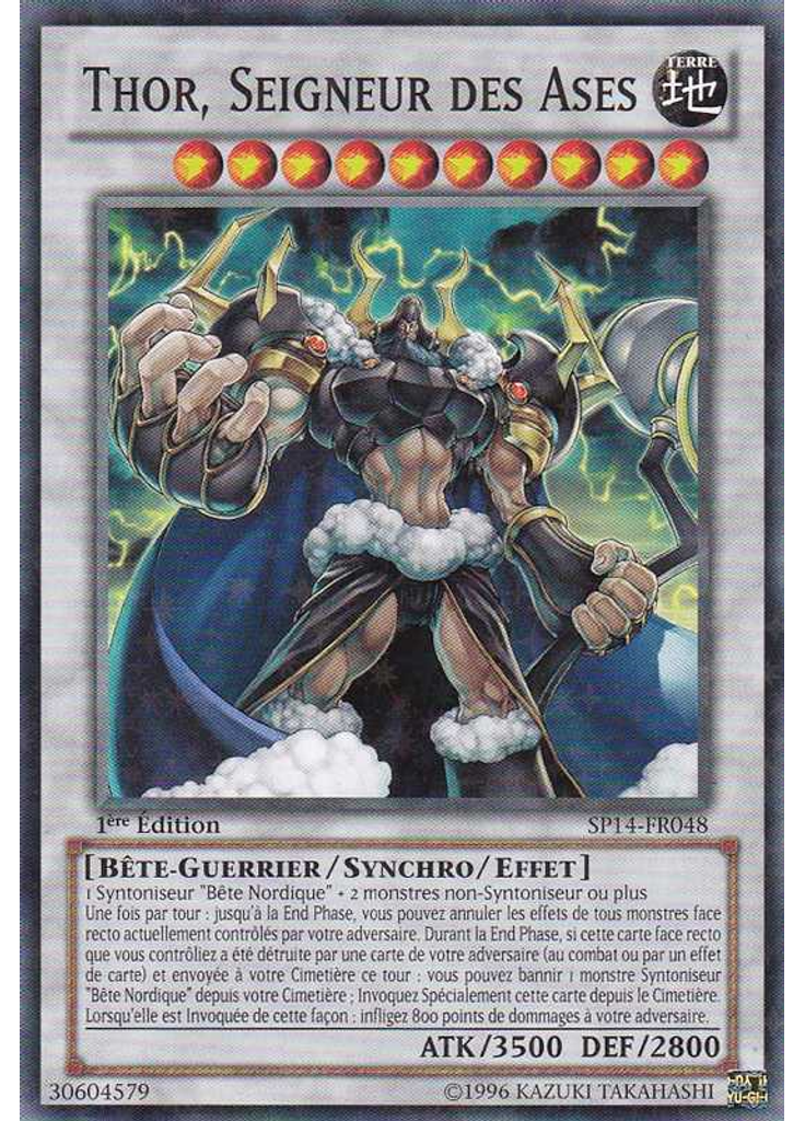 Thor, Seigneur des Ases (Starfoil Rare 1st Edition)