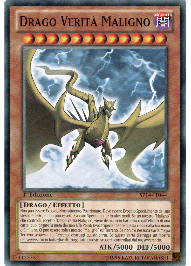 Drago Verità Maligno (Starfoil Rare 1st Edition)