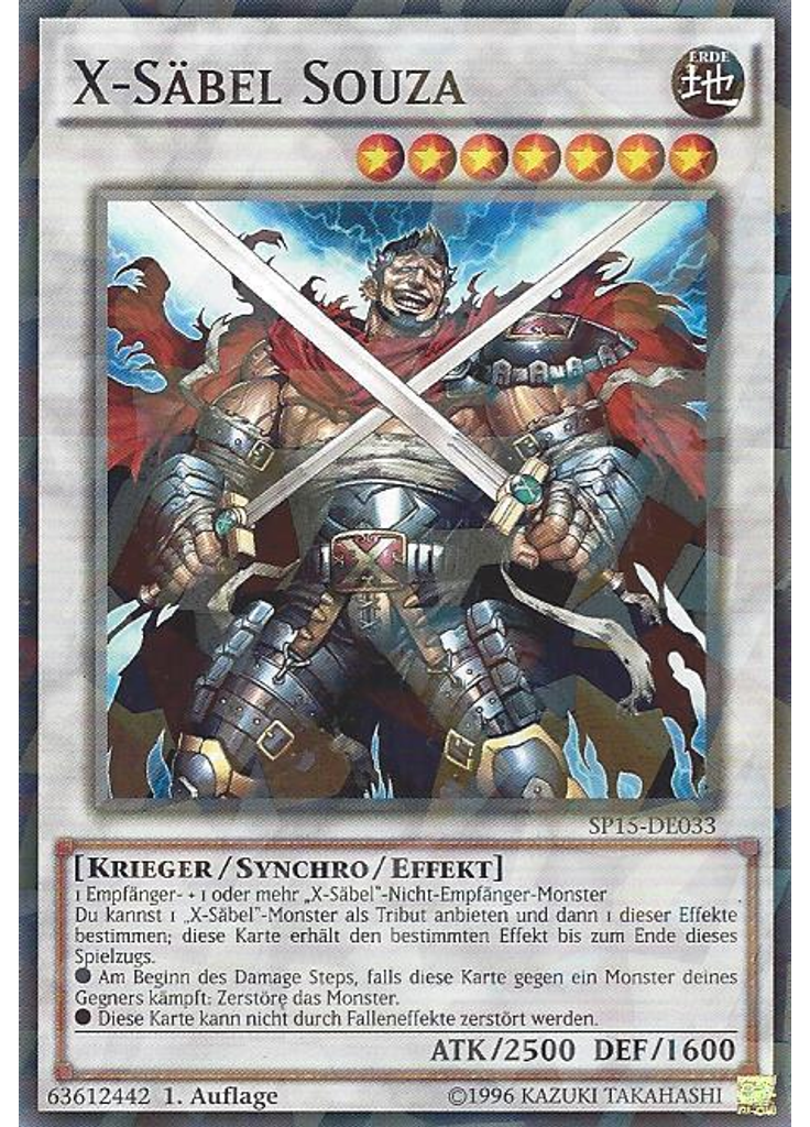 X-Säbel Souza (Shatterfoil Rare 1st Edition)