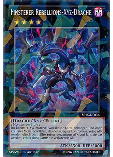 Finsterer Rebellions-Xyz-Drache