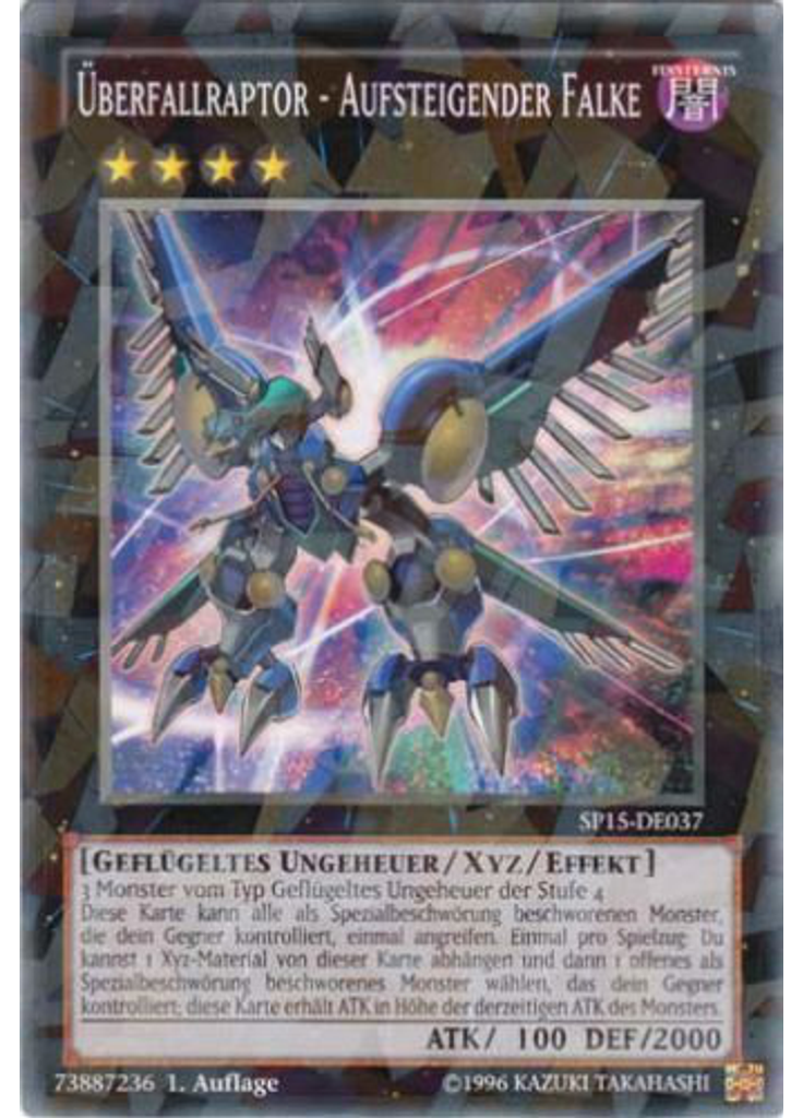 Überfallraptor - Aufsteigender Falke (Shatterfoil Rare 1st Edition)