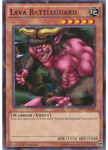 Lava Battleguard (Shatterfoil Rare 1st Edition)