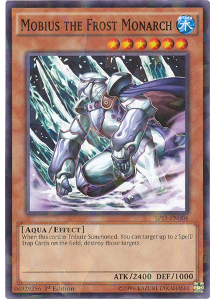 Mobius the Frost Monarch (Shatterfoil Rare 1st Edition)