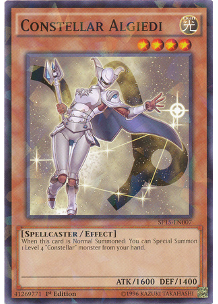 Constellar Algiedi (Shatterfoil Rare 1st Edition)