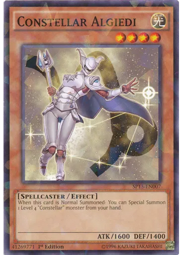 Constellar Algiedi (Shatterfoil Rare 1st Edition)