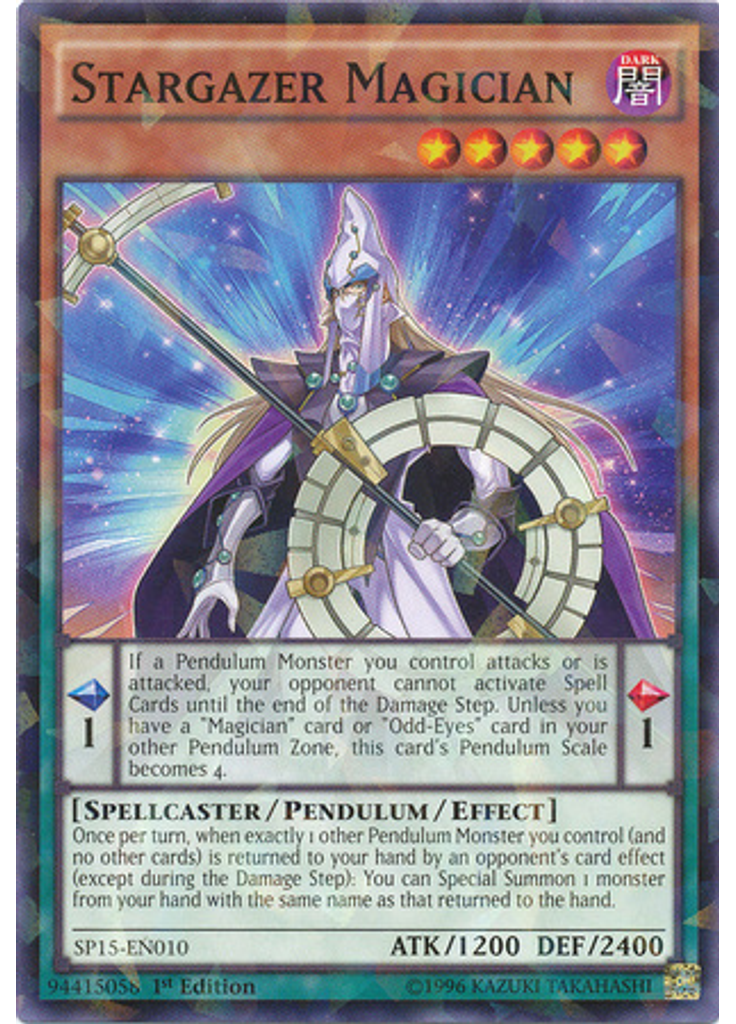 Stargazer Magician (Shatterfoil Rare 1st Edition)