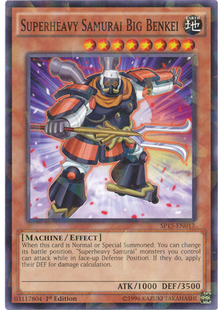 Superheavy Samurai Big Benkei (Shatterfoil Rare 1st Edition)