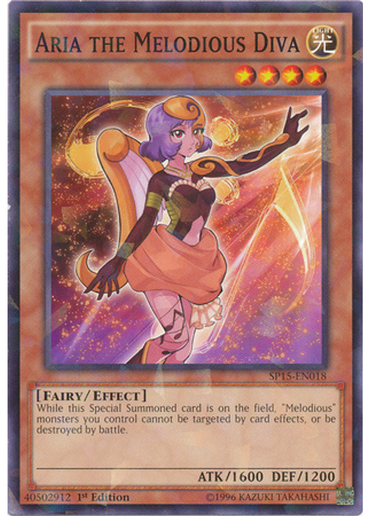 Aria the Melodious Diva (Shatterfoil Rare 1st Edition)