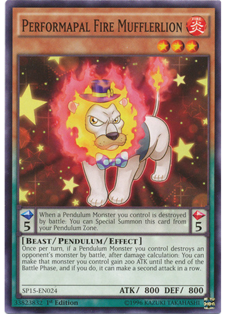 Performapal Fire Mufflerlion