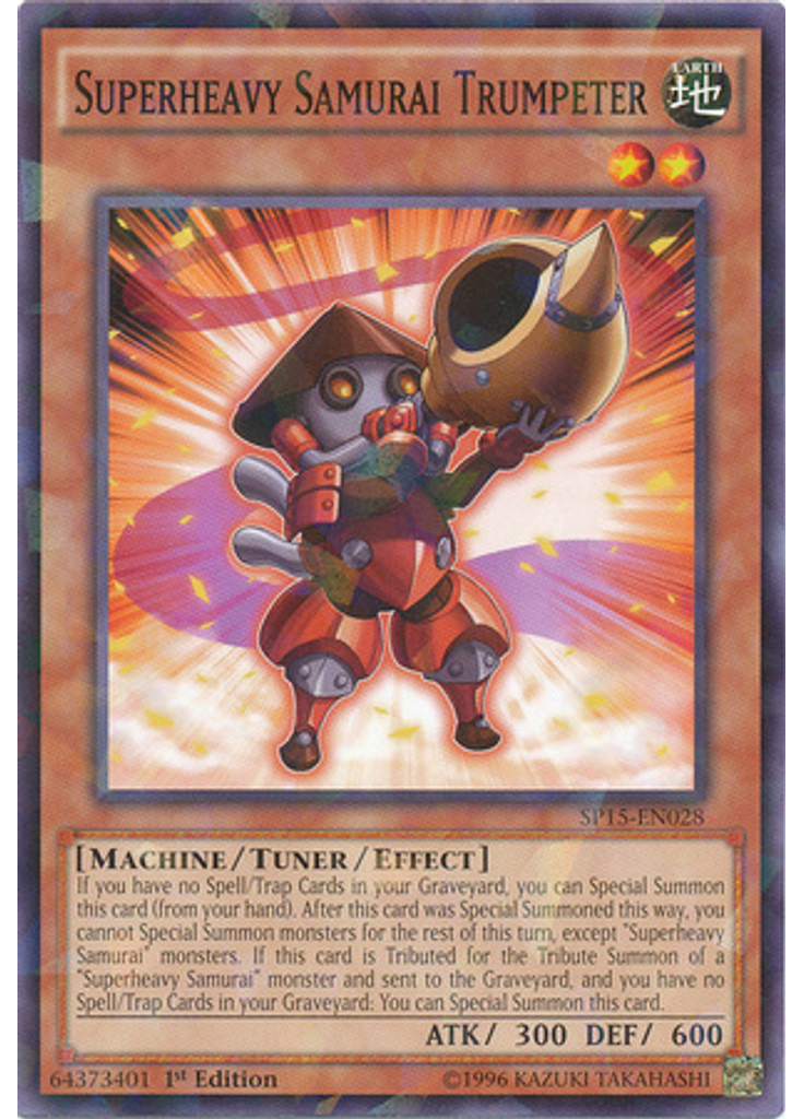 Superheavy Samurai Trumpeter (Shatterfoil Rare 1st Edition)