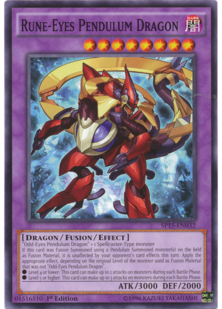 Rune-Eyes Pendulum Dragon