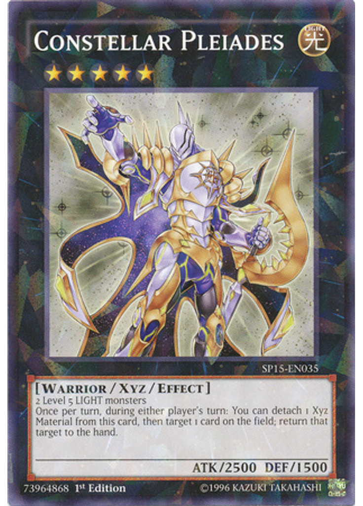 Constellar Pleiades (Shatterfoil Rare 1st Edition)