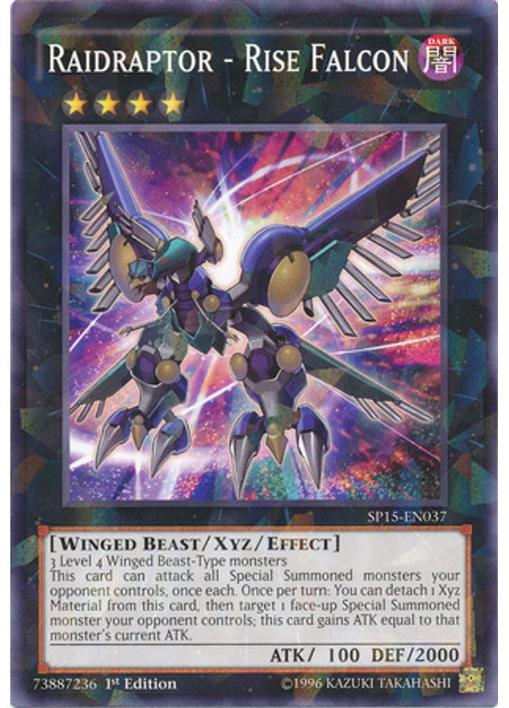Raidraptor - Rise Falcon (Shatterfoil Rare 1st Edition)