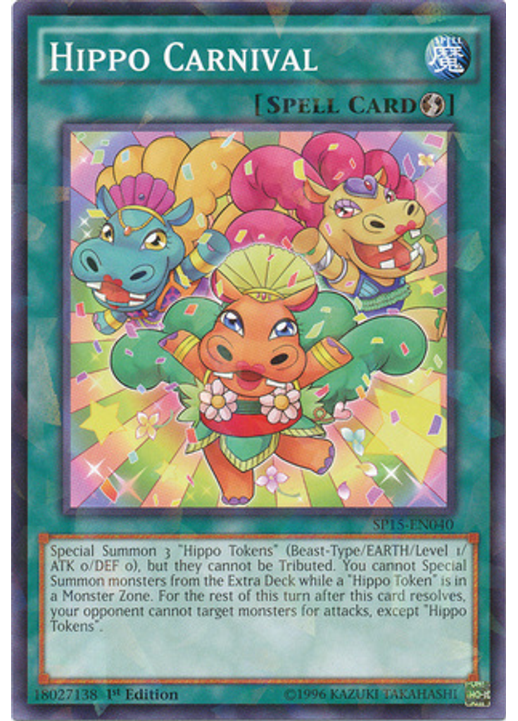 Hippo Carnival (Shatterfoil Rare 1st Edition)