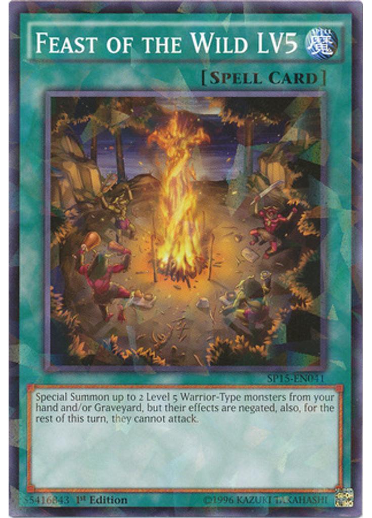 Feast of the Wild LV5 (Shatterfoil Rare 1st Edition)
