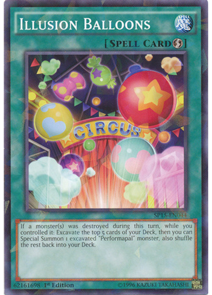 Illusion Balloons (Shatterfoil Rare 1st Edition)